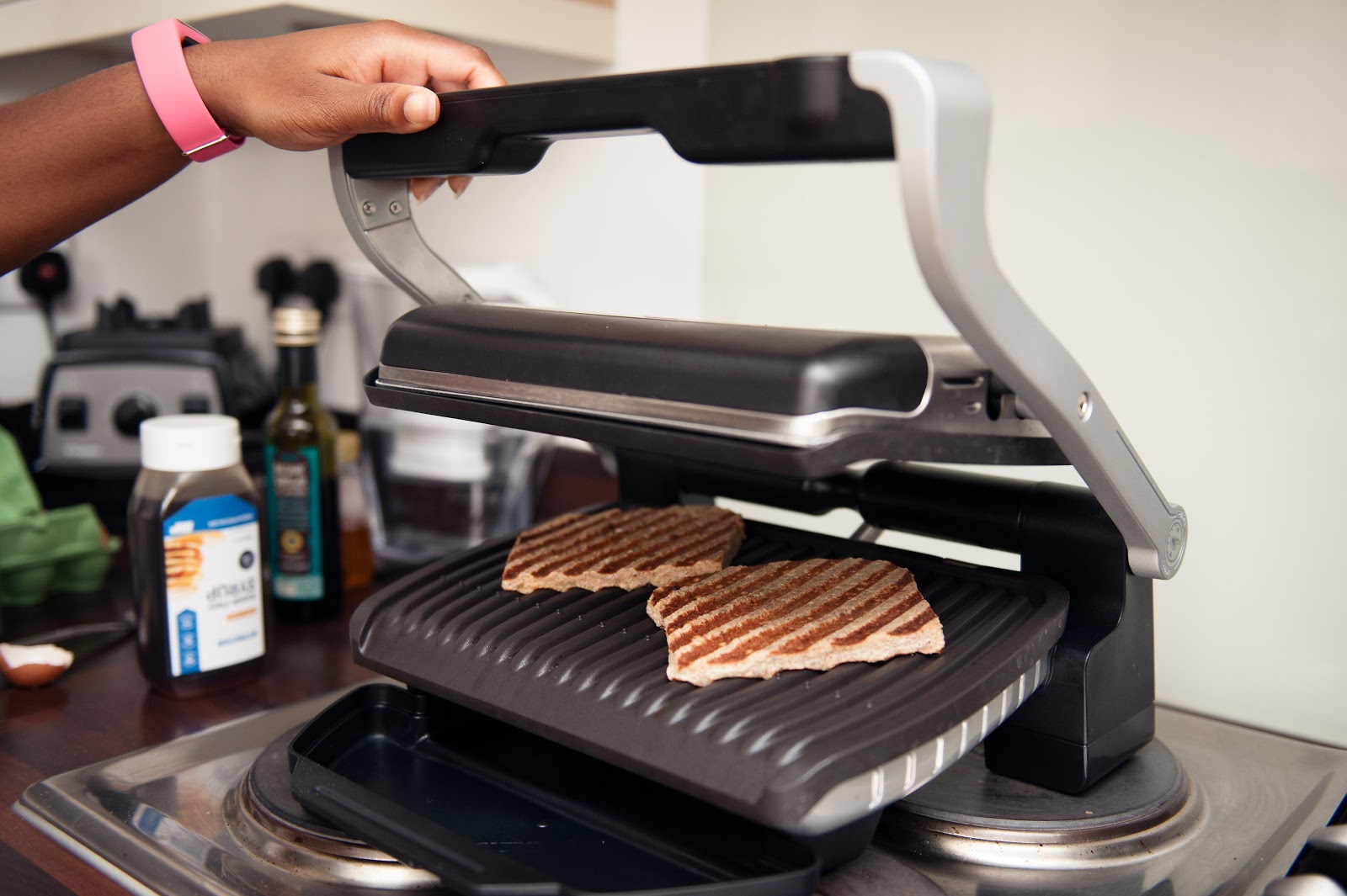 Tefal Optigrill Two Minute Avocado & Bacon on Toast