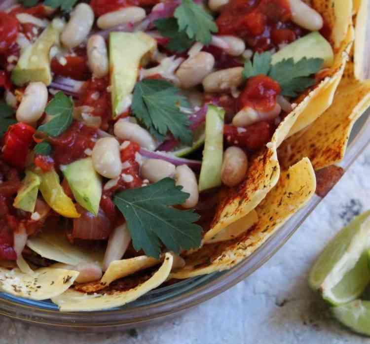 homemade nachos recipe by the baking nutritionist