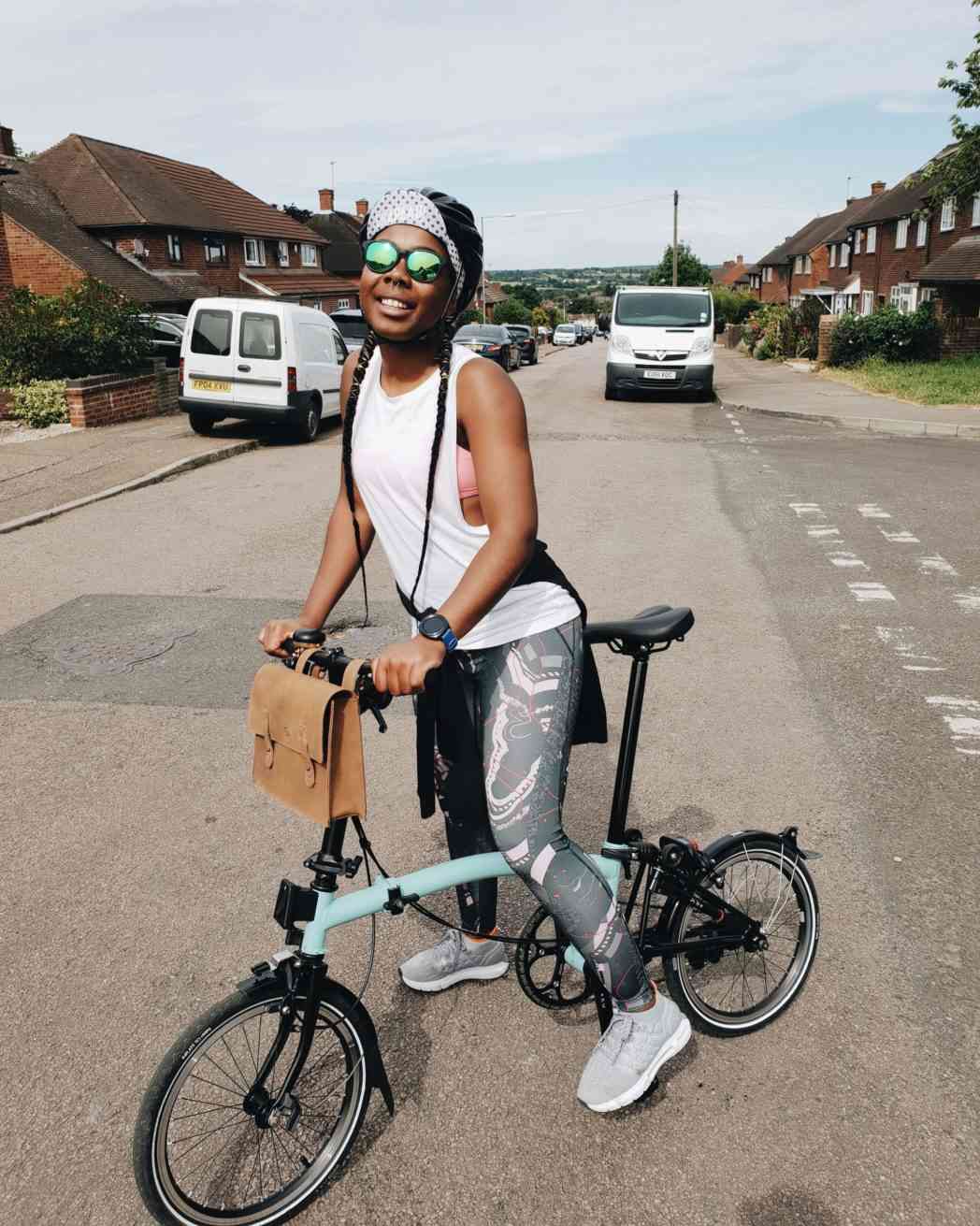 Styling Natural Afro Hair For Cycling (and Helmets) keep it simpElle