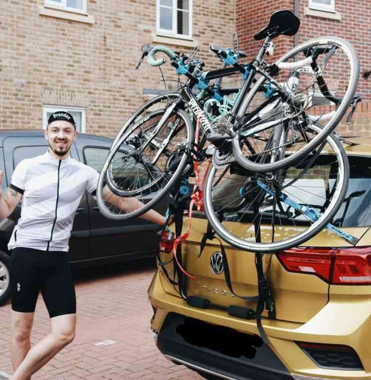 decathlon bike rack B'TWIN 320 REAR CAR BIKE RACK