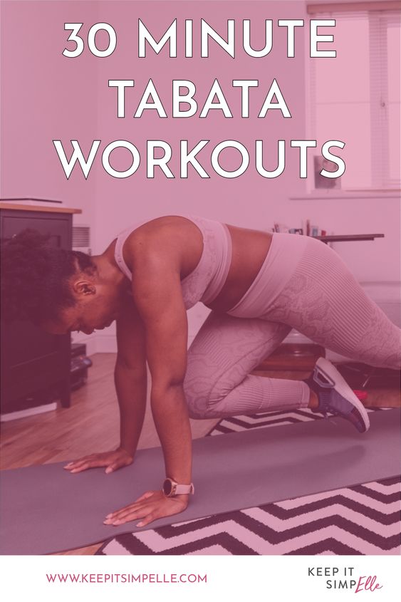30 Minute Tabata Workouts You Can Do At Home