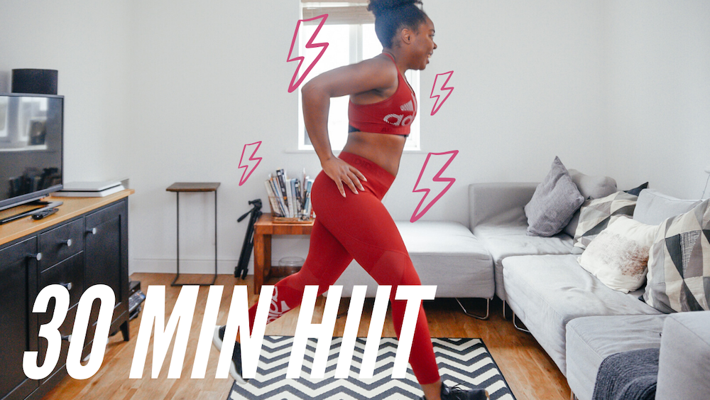 30 minute HIIT Home Workout Video by Elle Linton 