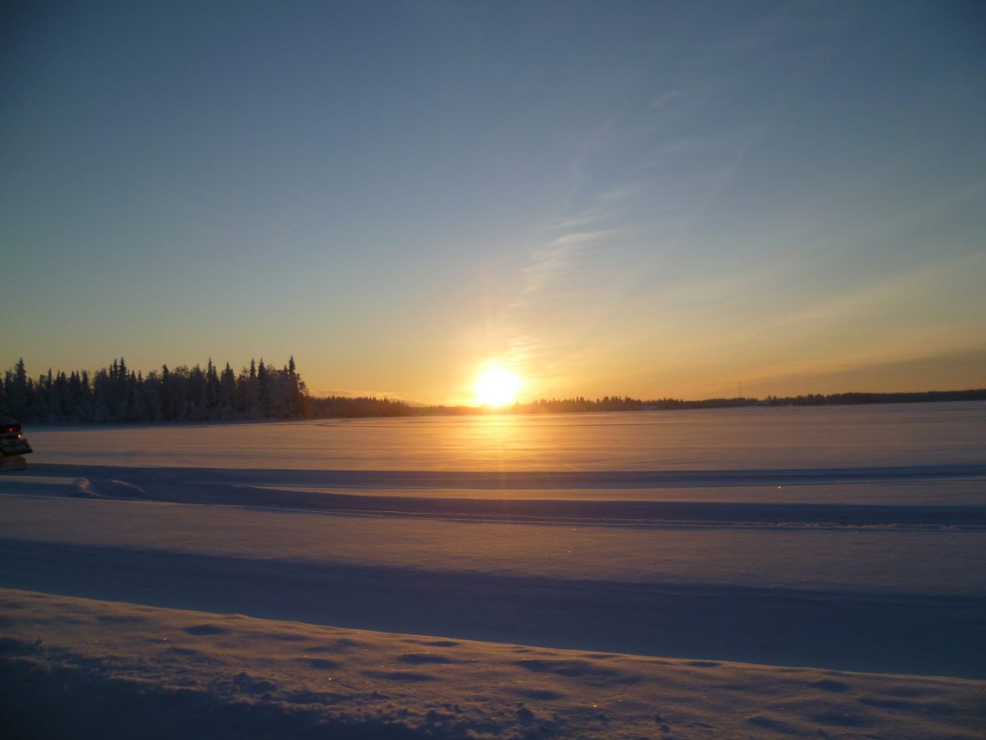 Late night sun n Lapland, 2012