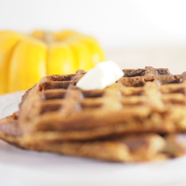 Vegetable Spiced Breakfast Waffles