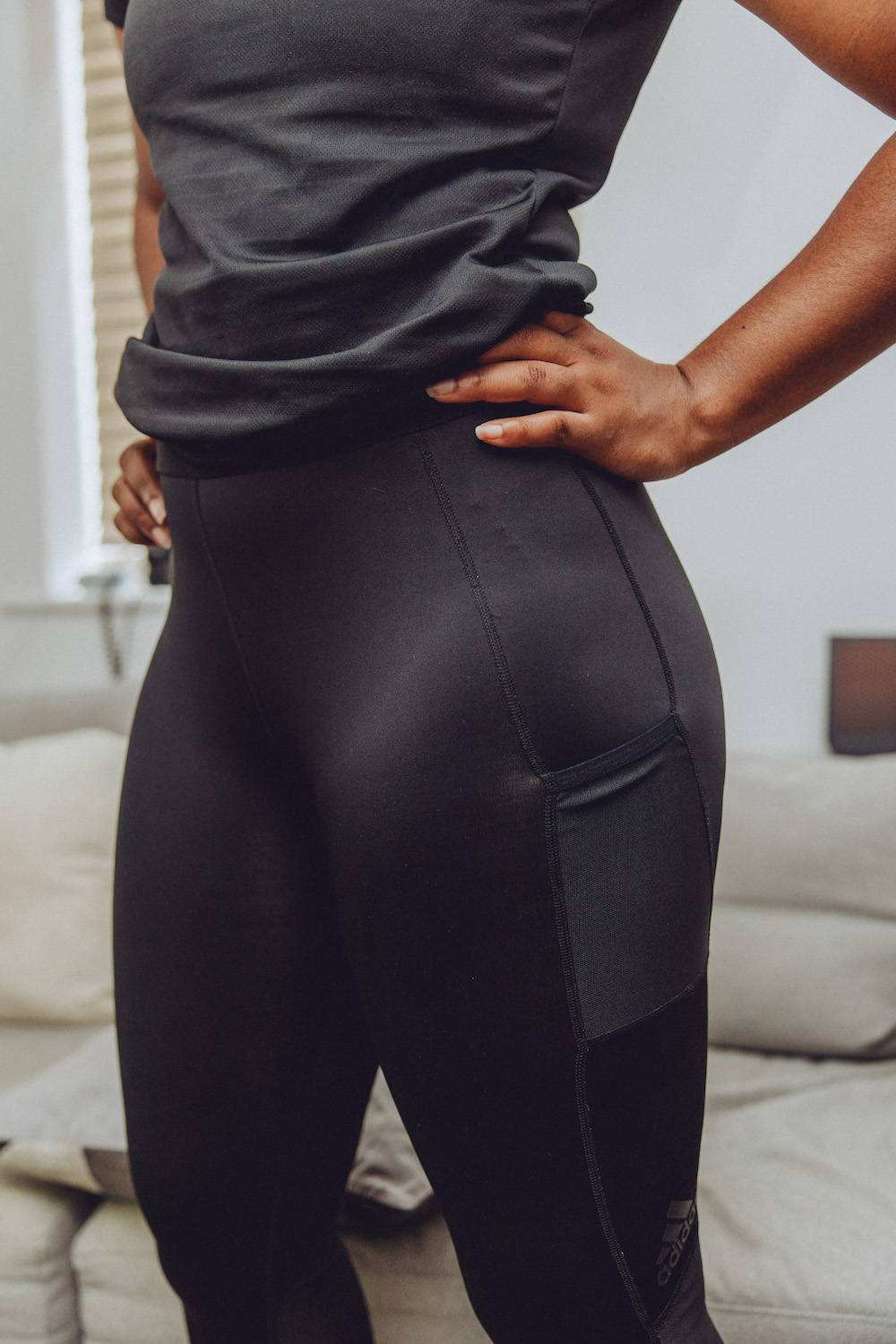 Adidas Techfit Period-Proof 7/8 Leggings for Running On Your Period